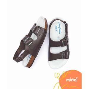 Brown Kid's Cork Footbed Sandals   Size Kids 13   Mini Palme Waxy Moshulu - Kids 13
