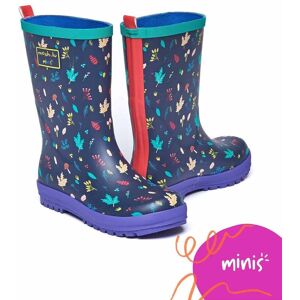 Blue Kid's Patterned Welly Boots   Size Kids 10   Nemo Moshulu - Kids 10