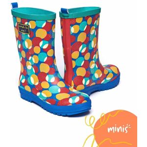 Blue Kid's Patterned Welly Boots   Size Kids 10   Nemo Moshulu - Kids 10