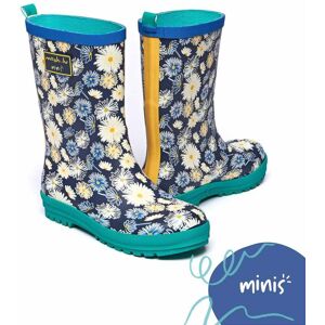 Blue Kid's Patterned Welly Boots   Size Kids 10   Nemo Moshulu - Kids 10