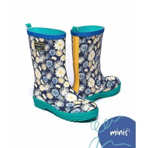 Blue Kid's Patterned Welly Boots   Size 1   Nemo Moshulu - 1