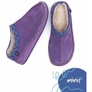 Purple Kid's Turkish Mule Slippers   Size Kids 11   Mini Alaska Moshulu - Kids 11