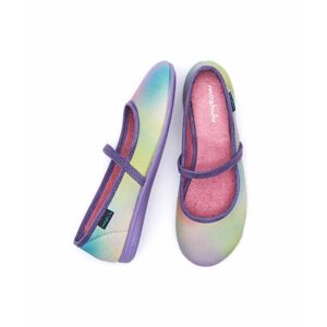 Fresh Watercolour Patterned Lightweight Ballerina Slippers   Size 7   Cleido Moshulu - 7