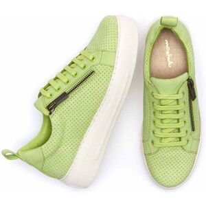 Green Flatform Zip Trainers Women's   Size 4   Dawlish Moshulu - 4