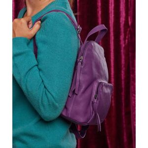 Purple Leather Mini Backpack   Meldon Moshulu