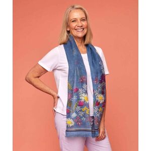 Blue Spoonbill Floral Scarf Women's   Spoonbill Moshulu