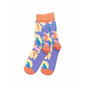 Purple Ladies Abstract Ankle Socks   Coniston Moshulu