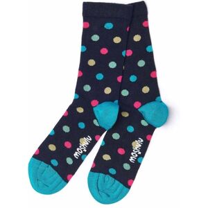 Ind Multi Ladies' Dotty Bamboo Socks   Turkish Delight Moshulu