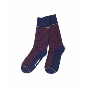 Blue Mens Cotton-Rich Socks   Elder Moshulu