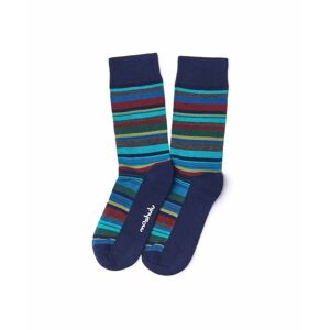 Blue Mens Cotton-Rich Socks   Juglans Moshulu
