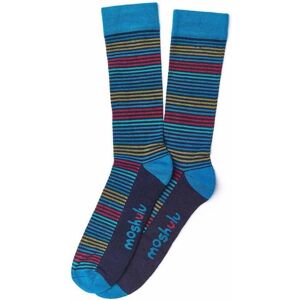 Red Mens Bamboo Stripe Socks   Catalpa Moshulu