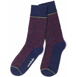 Blue Mens Cotton-Rich Socks   Elder Moshulu