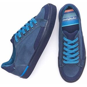 Blue Cotton Canvas Trainers Men's   Size 9   Daub Moshulu - 9