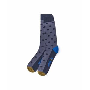 Grey Mens Bamboo Spotty Socks   Holly Moshulu