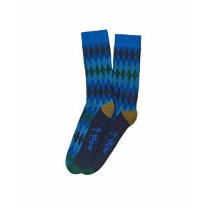 Blue Mens Colourful Bamboo Socks   Dio Moshulu