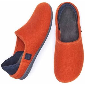 Brown Men's Full Felt Slippers   Size 8   Matmi Moshulu - 8