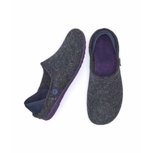 Grey Men's Full Felt Slippers   Size 11.5   Matmi Moshulu - 11.5