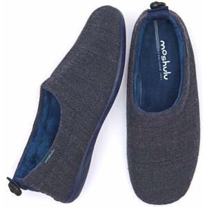 Blue Men's Slippers With Adjustable Toggle Cord   Size 7   Hornbeam 2 Moshulu - 7