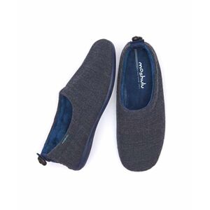 Blue Men's Slippers With Adjustable Toggle Cord   Size 8   Hornbeam 2 Moshulu - 8