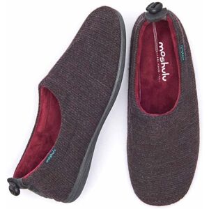 Red Men's Slippers With Adjustable Toggle Cord   Size 7   Hornbeam 2 Moshulu - 7