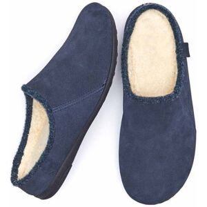 Blue Men's Suede Mule Slippers   Size 8   Derril Moshulu - 8