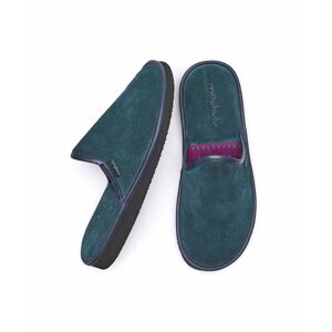 Blue Men's Suede Mule Slippers   Size 9   Weston 3 Moshulu - 9