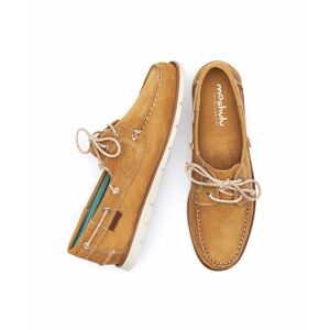 Yellow Nubuck Sporty Deck Shoes Men's   Size 8   Hampton Moshulu - 8