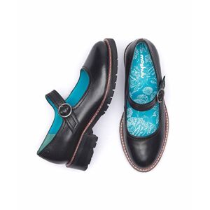 Black Flat Mary Jane Shoes   Size 6.5   Boyce Moshulu - 6.5