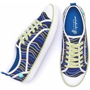 Blue Lace-Up Canvas Shoes Women's   Size 3   Cuddly Toy 2 Moshulu - 3