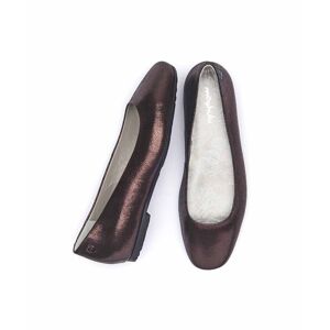 Metallic Ladies' Metallic Square Toe Ballerina Flats   Size 5.5   Modotti Moshulu - 5.5