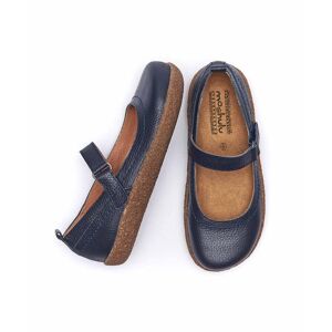 Blue Leather Mary Jane Clog Shoes   Size 6.5   Peppercombe Moshulu - 6.5
