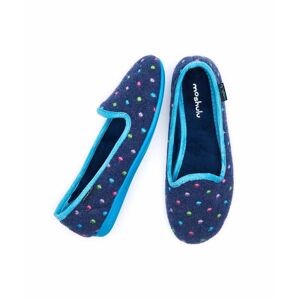 Blue Mini-Spot Ballerina Slippers   Size 6.5   Amaretti Moshulu - 6.5