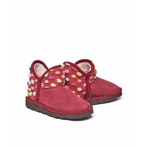 Cranberry Spotty Bootie Slippers Women's   Size 5   Fireside 2 Moshulu - 5