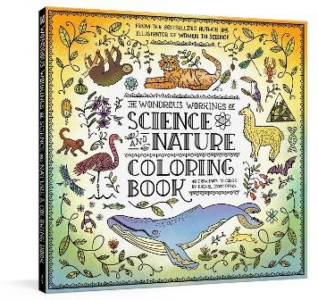 Rachel Ignotofsky The Wondrous Workings Of Science And Nature Coloring Book 40 Line Drawings To Color