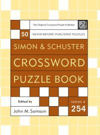 John M Samson Simon And Schuster Crossword Puzzle Book #254