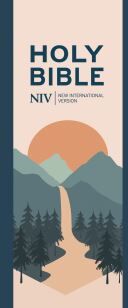 New International Version Niv Larger Print Personal Navy Blue Bible