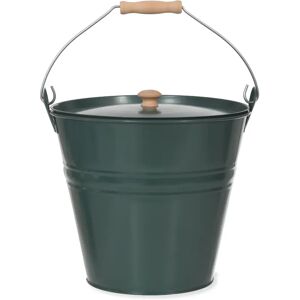 Green Fire Bucket With Lid  - Funky Chunky Furniture