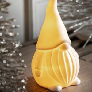 Porcelain Light Up Tomte  - Funky Chunky Furniture