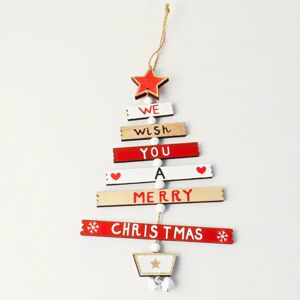 Merry Christmas Hanging Sign 24cm  - Funky Chunky Furniture