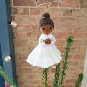 Felt Angel Tree Topper - Gabriel  - Funky Chunky Furniture