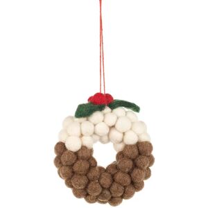 Felt Christmas Pud Balls Decorations  - Funky Chunky Furniture