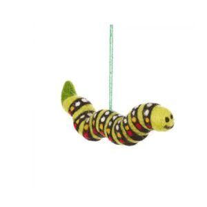 Felted Wool Caterpillar Decoration - Outlet - Save 20%  - Funky Chunky Furniture