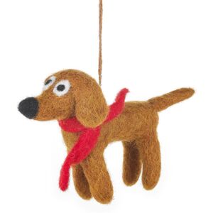 Felted Wool Douglas Dog Decoration  - Funky Chunky Furniture