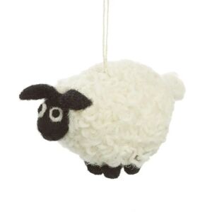 Felted Wool Sheep Decoration  - Funky Chunky Furniture