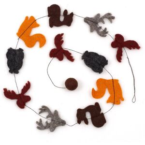 Felted Wool Woodland Animal Garland - Outlet - Save 20%  - Funky Chunky Furniture