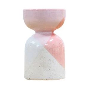 Geometric Pink Candle Holder - Small  - Funky Chunky Furniture