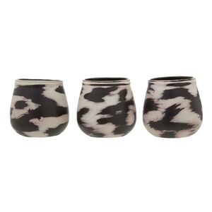 Monochrome Tealights - Set Of 3  - Funky Chunky Furniture