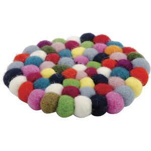 Rainbow Felted Wool Coaster - Outlet - Save 20%  - Funky Chunky Furniture