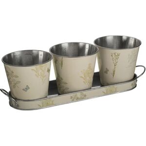 Set of Plant Pots & Tray   Funky Chunky Furniture  - Funky Chunky Furniture