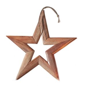 Small Wooden Star Decoration  - Funky Chunky Furniture